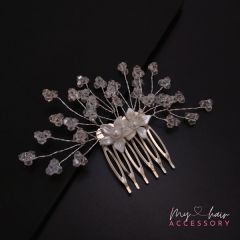The Crystal Floral Side Comb B153312
